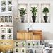 Wall Art Stickers Simulate 3D Potted Green Plants Wallpaper Home Decoration