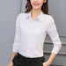 Women Shirts Long Sleeve Tops Office Lady Blouses Shirts