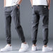 Cotton Jogger Pants Men's Cargo Jeans Casual Harem Denim Hip Hop Trousers