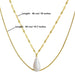 Natural Freshwater Pearl Choker Necklace Women Link Chain Necklac Jewelry