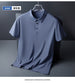 Ice Silk Traceless T-shirt Men's Light Half Sleeve Top Smooth Breathable Tees