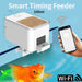 Automatic Aquarium Fish Feeder Timing/Wifi Wireless Smart Phone App Fish Feeder