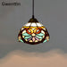 Vintage Tiffany Pendant Lights Stained Glass Hanging Lamp Home Decor