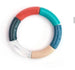 Fishsheep Bohemian Multi Color Acrylic Bamboo Bracelets Women Resin Jewelry