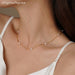 Natural Pearl Necklace 14K Gold Filled Handmade Pendants Collier Jewelry