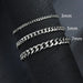 Classic Stainless Steel Cuban Chain Bracelet With 3mm To 7mm Widths For Men & Women