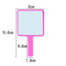Rotatable Double-Sided Blob Mirror 360 Degree Swivel Desktop Makeup Mirror