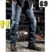Men's Biker Jeans Denim Stretch Trousers Off-Road Motorcycle Denim Pants
