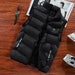 Men's Sleeveless Vest Thermal Soft Casual Coats Cotton Men's Vest Jacket