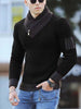 Korean Fashion Sweater Men's Casual Vintage Style Wool Turtleneck Sweaters
