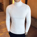 Korean Fashion Sweater Men's Casual Vintage Style Wool Turtleneck Sweaters