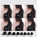 Natural Freshwater Pearl Stud Earrings Women Fashion Sterling Sliver Jewelry