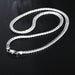Sterling Silver Luxury Design Noble Necklace Men Woman Chain Necklace Jewelry