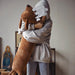 Cushion Lovers Brown Cute British Short-Legged Dachshund Dog Pillow Cushion Plush Doll