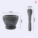 Household Pressing Garlic Ginger Spices Mashing Pot Manual Mashing Stone Wood Mortar