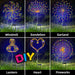 Solar LED Firework Fairy Light Garden Decoration Lawn Pathway Christmas Light