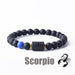 12 Zodiac Sign Bracelet Homme Constellation Bracelet Jewelry