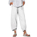Women's Loose Trousers Cotton Linen Casual Harem Pants
