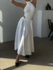 Elegant Fashion Satin Loose Women Skirt High Waist Maxi Long Skirt