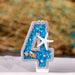 Birthday Candle Mermaid Sparkly Blue Seafish Party Decoration Candles