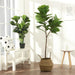 122cm Tropical Tree Large Artificial Ficus Plants Plastic Fake Plant Home Decor