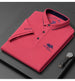Embroidered Polo Shirt Men's High-End Luxury Lapel Short Sleeve T-Shirt