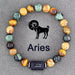 12 Zodiac Sign Bracelet Homme Constellation Bracelet Jewelry