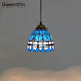 Vintage Tiffany Pendant Lights Stained Glass Hanging Lamp Home Decor