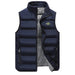 Men's Autumn Winter High Quality Cotton Jacket Comfort Sleeveless Vest Jacket
