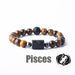 12 Zodiac Sign Bracelet Homme Constellation Bracelet Jewelry