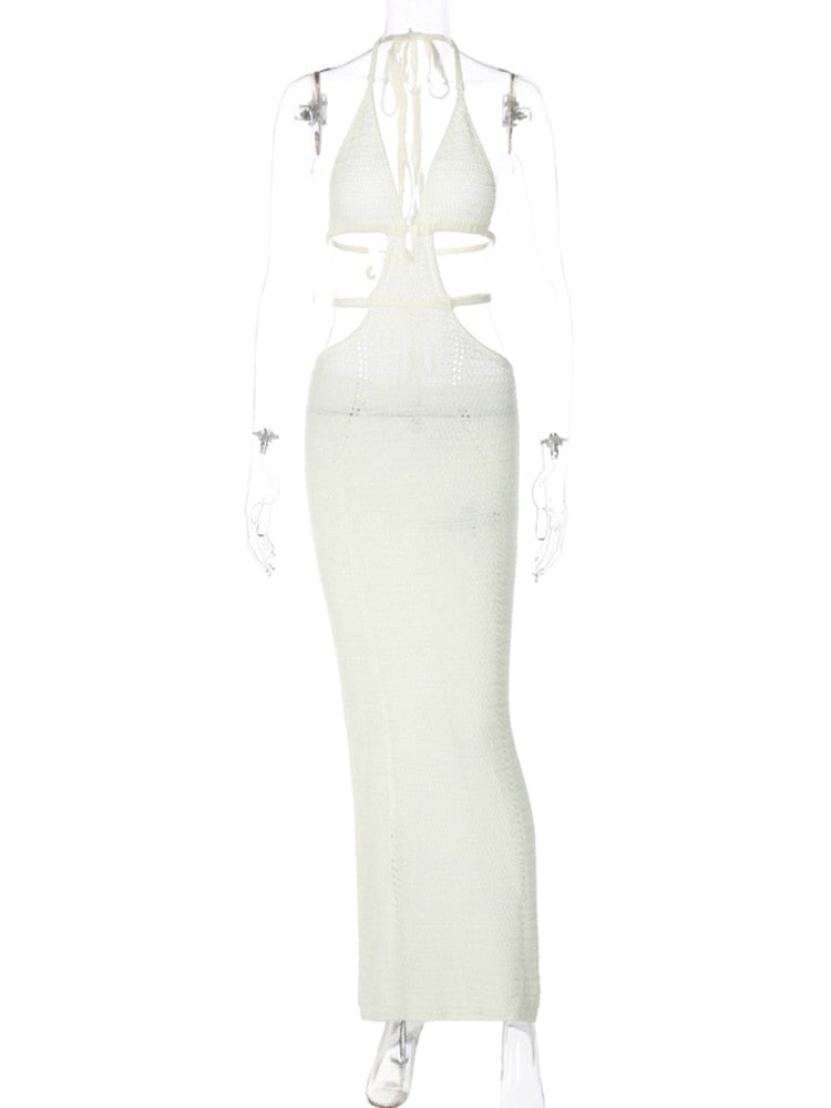 White Knitting Backless Summer Dress Women Bodycon Long Sexy Vestido Atom Oracle White Knitting Backless Summer Dress Women Bodycon Long Sexy Vestido Atom Oracle