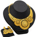 24K Gold Plated Necklace Set Women's Bridal Wedding Luxury Jewelry