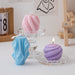 3D Swirl Scented Candles Aesthetic Spiral Curve Aromatic Home Decorative Candles