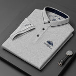 Embroidered Polo Shirt Men's High-End Luxury Lapel Short Sleeve T-Shirt