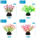 PVC Aquarium Decorative Artificial Leaves Plant Environmental Aquarium Decors