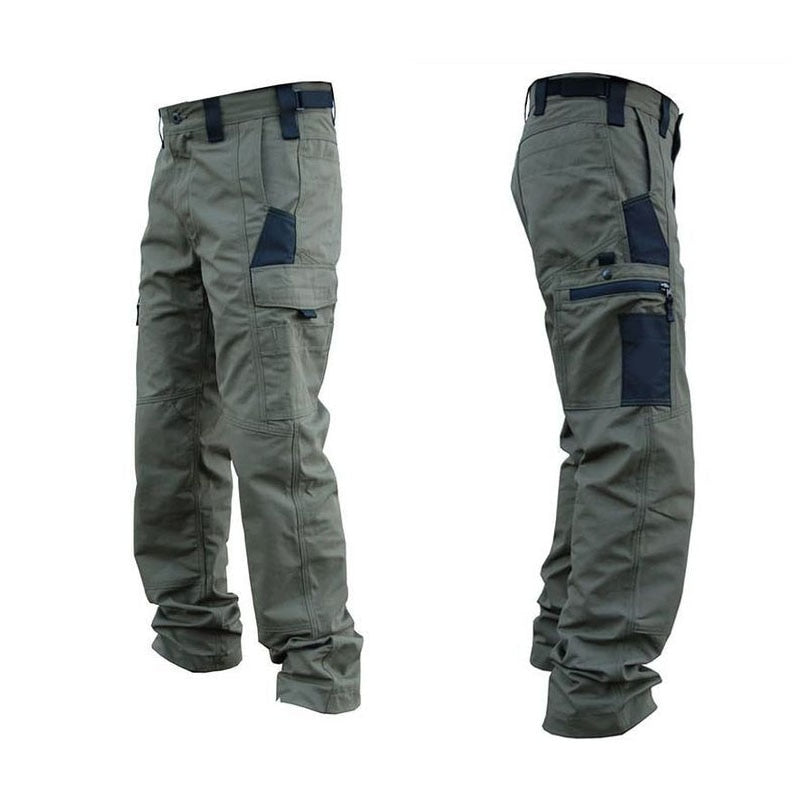 Men's Cargo Pants Multi Pockets Trousers Tactical Wear-resisting Pants ...