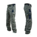 Men's Cargo Pants Multi Pockets Work Trousers Casual Tactical Wear-resisting Pants