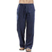 Men's Cotton Linen Pants Solid Color Breathable Linen Trousers
