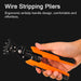 Steel Pliers Electrician Wire Bending Crimping Stripping Cutting Spanner Tools