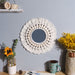 Round Wall Decor Mirrors Boho Home Decorative Blob Mirrors