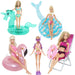 Swimming Rings Swimsuits Bikini Slipper Chair Barbie Doll Accessories Toy