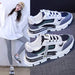 Women Sneakers Casual Fashion Platform Shoes Breathable Mixed Color Shoes