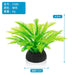 PVC Aquarium Decorative Artificial Leaves Plant Environmental Aquarium Decors