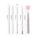 4PCS Acne Blackhead Acne Treatment Pore Cleanser Needle Hook Set