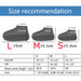 1 Pair Waterproof Non-Slip Silicone Shoe Cover High Elastic Wear Resistant Unisex Shoe Cover