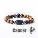 12 Zodiac Sign Bracelet Homme Constellation Bracelet Jewelry