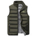 Men's Autumn Winter High Quality Cotton Jacket Comfort Sleeveless Vest Jacket