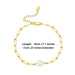 Natural Freshwater Pearl Choker Necklace Women Link Chain Necklac Jewelry