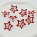 10/ 15Pcs Red Star Hair Clip Girls Waterdrop Star Barrettes Hairpin