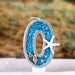 Birthday Candle Mermaid Sparkly Blue Seafish Party Decoration Candles